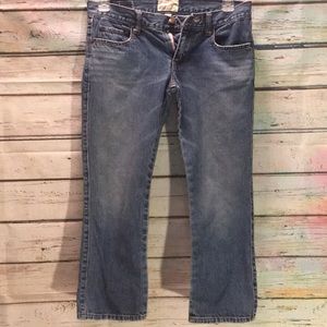 Abercrombie & Fitch Blue Jean Capris